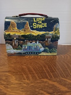 Aladdin Metal Lunchbox Lost in Space Vintage Pre 1970 Sci Fi Collectible