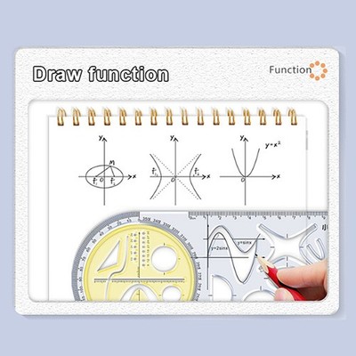 For School Multifunctional Primary School Activity Drawing Geometric Ruler