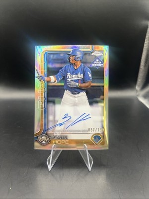 2025 Topps Pro Debut Chrome Autographs #PDC-139 Zyhir Hope Refractor 87/199