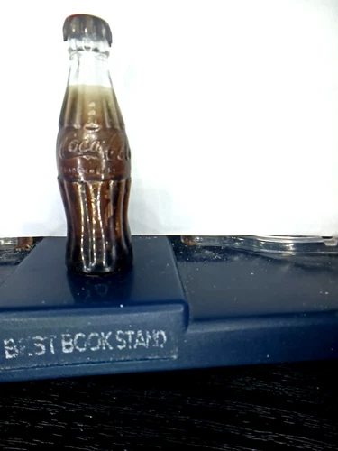 Vintage coke bottle tiny with metal bottle cap