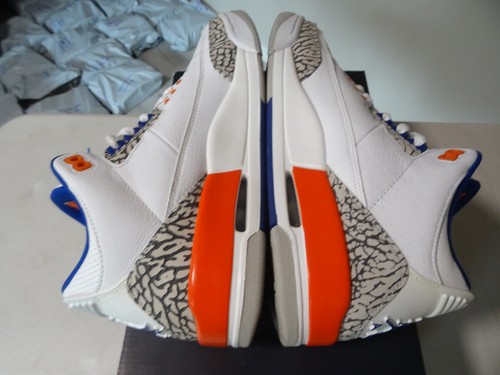 Nike Air Jordan 3 III Retro 'Knicks' SZ 7.5 MENS RARE 136064-148 AJ3 Shoes - Picture 3 of 6