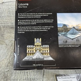 LEGO ARCHITECTURE: Louvre (21024) Brand New Sealed Never Opened Retired RARE
