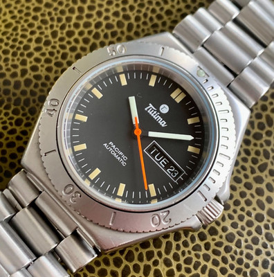 Tutima Pacific Ref. 670 Automatic 40mm Divers Wristwatch Box & Papers