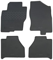 GummifußMatten FüR Nissan Navara 3 Ab 2010- Passform FußMatten Gummimatten 4Tlg