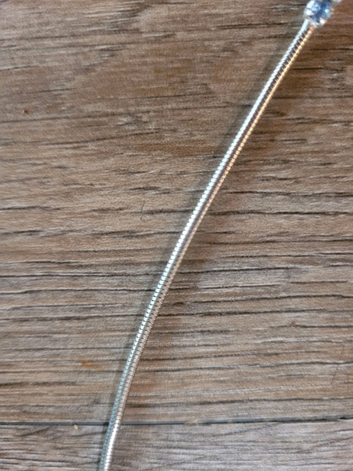 Beautiful Blue Rhinestone Leaf Pattern Pendant Ne… - image 4