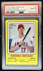 2018 Topps Heritage Shohei Ohtani 1969 Collector Cards RC #69CC-SO PSA 10