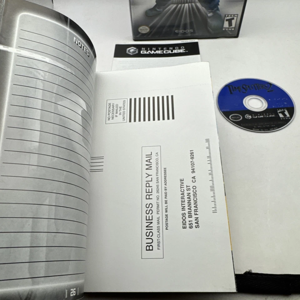 TimeSplitters 2 (GameCube) - CIB w/ Reg Card Resurfaced Tested Working - Image 4 of 4