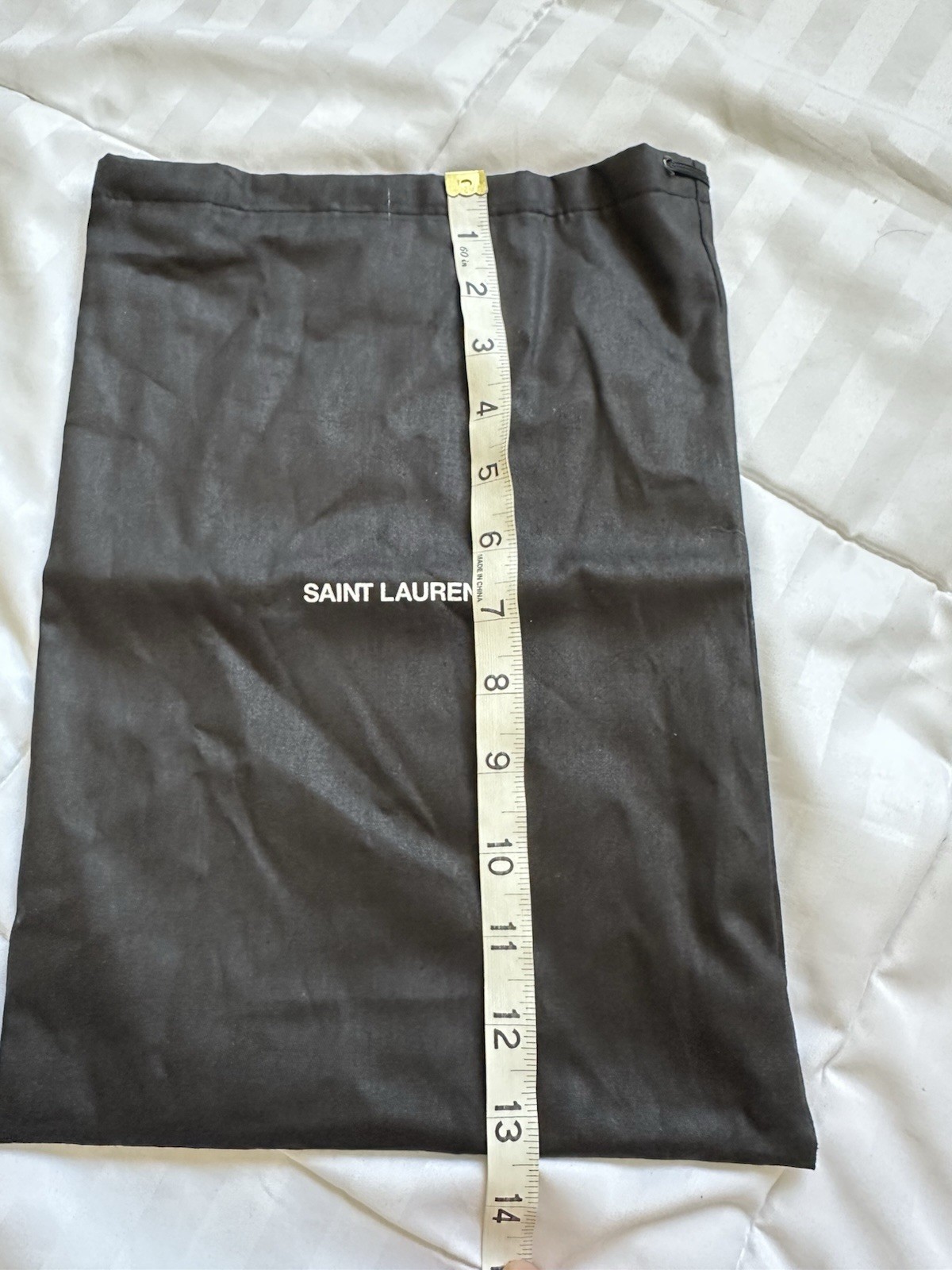 saint laurent sacchetto antipolvere per borsa piccola