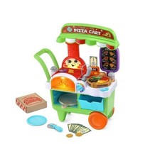 LeapFrog Build-a-Slice Pizza Cart Frustration Free Packaging Multicolor