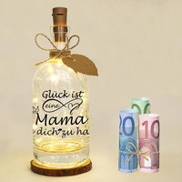 Muttertagsgeschenk Led Flaschenlicht Personalisiert FüR Mama Geburtstag