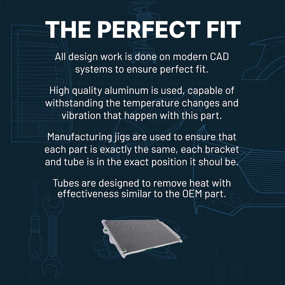 A/C Condenser For 2004-2005 Chevrolet Impala Aluminum 3.8L 19130292 GM3030254 - Image 4 of 4