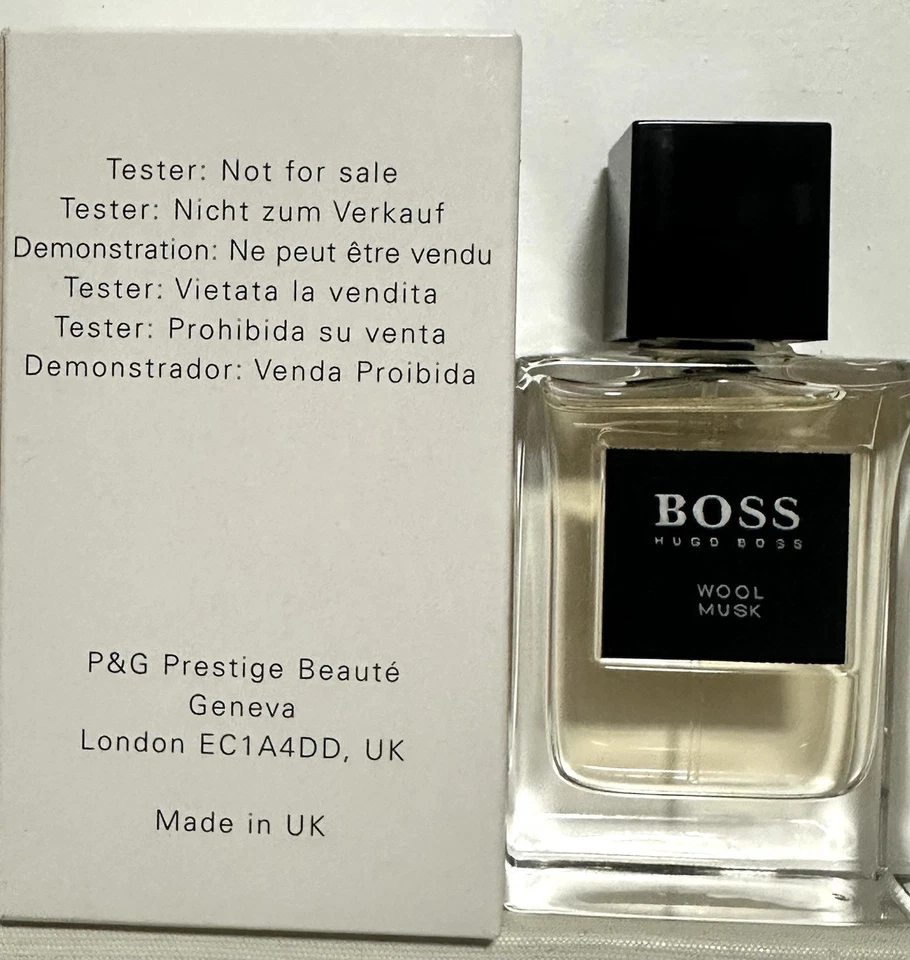 Туалетная вода для мужчин Hugo Boss WOOL MUSK 50 мл 1,6 унции новая - Изображение 3 из 4