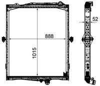 Mahle CR 2095 000P KüHler, MotorküHlung FüR Renault Trucks,Volvo