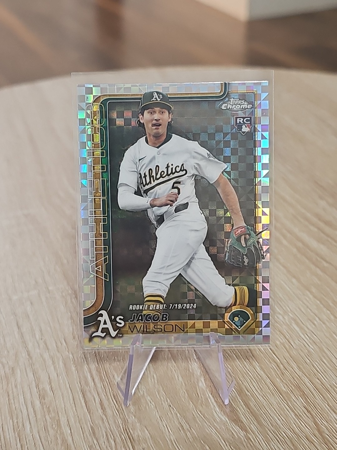 2025 Topps Chrome Update - Jacob Wilson RC Debut #USC150 X-Fractor Oakland