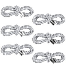 6 Pieces Rhinestone Shoe Laces Crystal Glitter Rope Medium, Multicolor