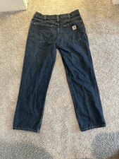 Carhartt FR Work Flame Resistant Men's Jeans - Dark Blue Size 32x30