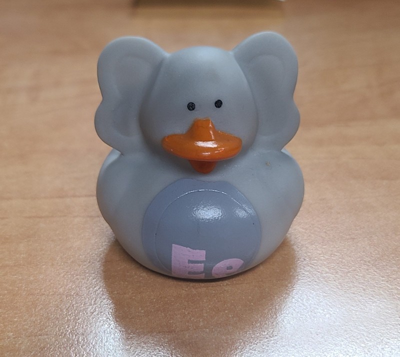Rubber Duck Elephant Alphabet Ee Jeep