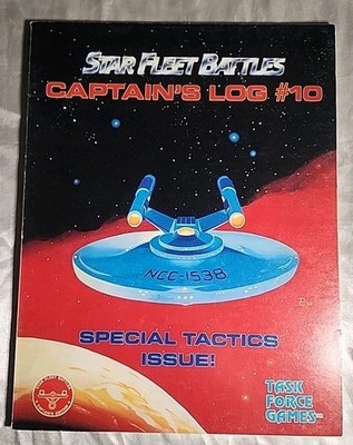Task Force SFB Captain's Log #10 Special Tactics Issue   Star Fleet Battles VG+