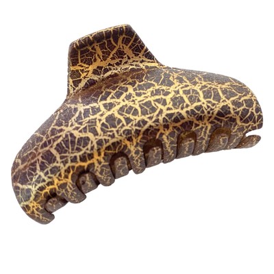 Parcelona French Elegant Medium 2 3/4'' Celluloid Jaw Hair Claw Clip for Women