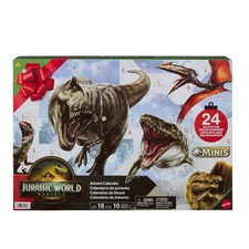 2025 Mattel Jurassic World Rebirth Dinosaur Advent Calendar 24 Days NEW SEALED