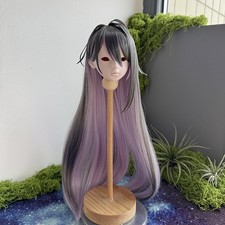 1/6 1/4 1/3 Dark Gray Smoke Purple Two Tone High Temperature Fiber Fit BJD Doll