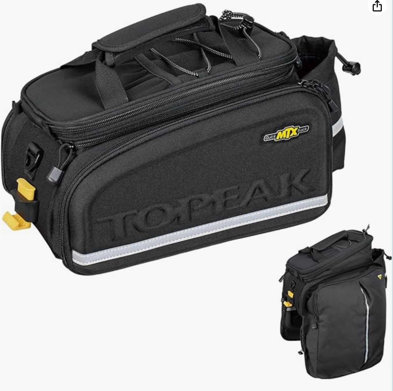 Topeak TT9635B MTX Trunk Bag, Panniers, Expandable Top, reqs