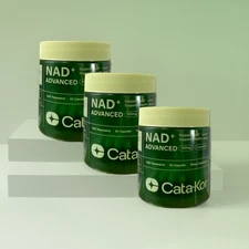 3x Cata-Kor NAD+ 500 Advanced - Supplementing NAD with Resveratrol - 180Capsules