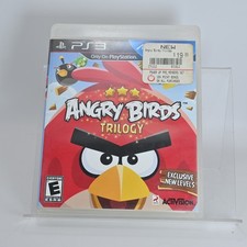 Activision PS3 Angry Birds Trilogy video game disc and manual