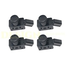 Ultrasonic Parking Aid Sensor Sonar Set 4 Black For 2022-2025 Toyota Tundra