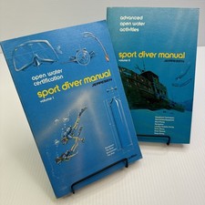 Sport Diver Manual Jeppesen Volumes 1 & 2 PBs 1979 Open Water Certification