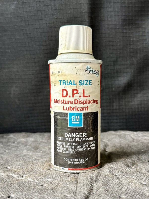 Vintage General Motors GM Trial Size DPL Can - Detroit