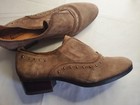 Pikolinos Light Brown Suede Studded Laceless Oxford Shoes 10 — photo 3