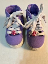 Paw Patrol Toddler High Top Lavender Zipper Sneakers Size 5
