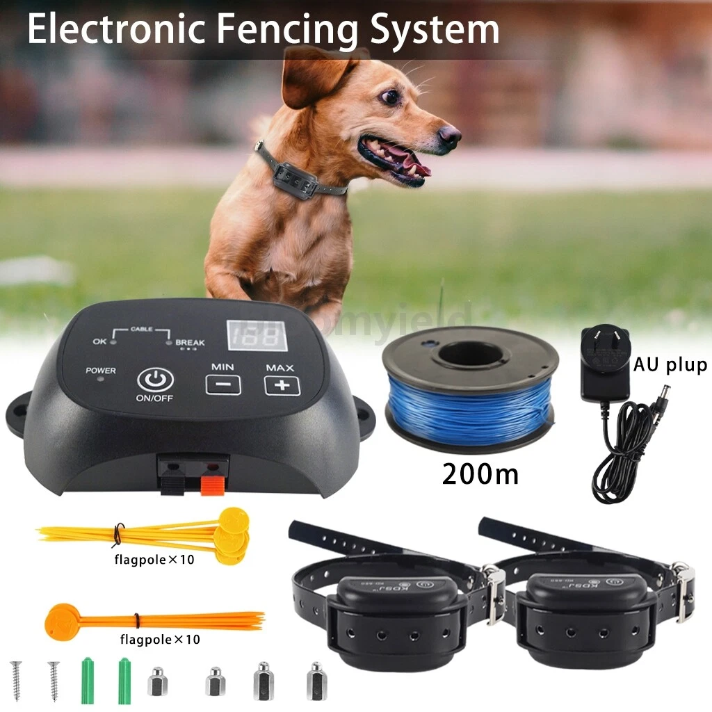 Electric fencing for clearance dogs above ground