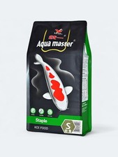 Aqua Master Koi Staple Fish Food Small Pellet, 11-Pound