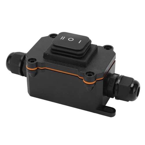 Interrupteur à Bascule 3 Positions ON-OFF-ON 12V 16A IP68 Étanche - Universel Voiture, Bateau, Moto, Camping-Car