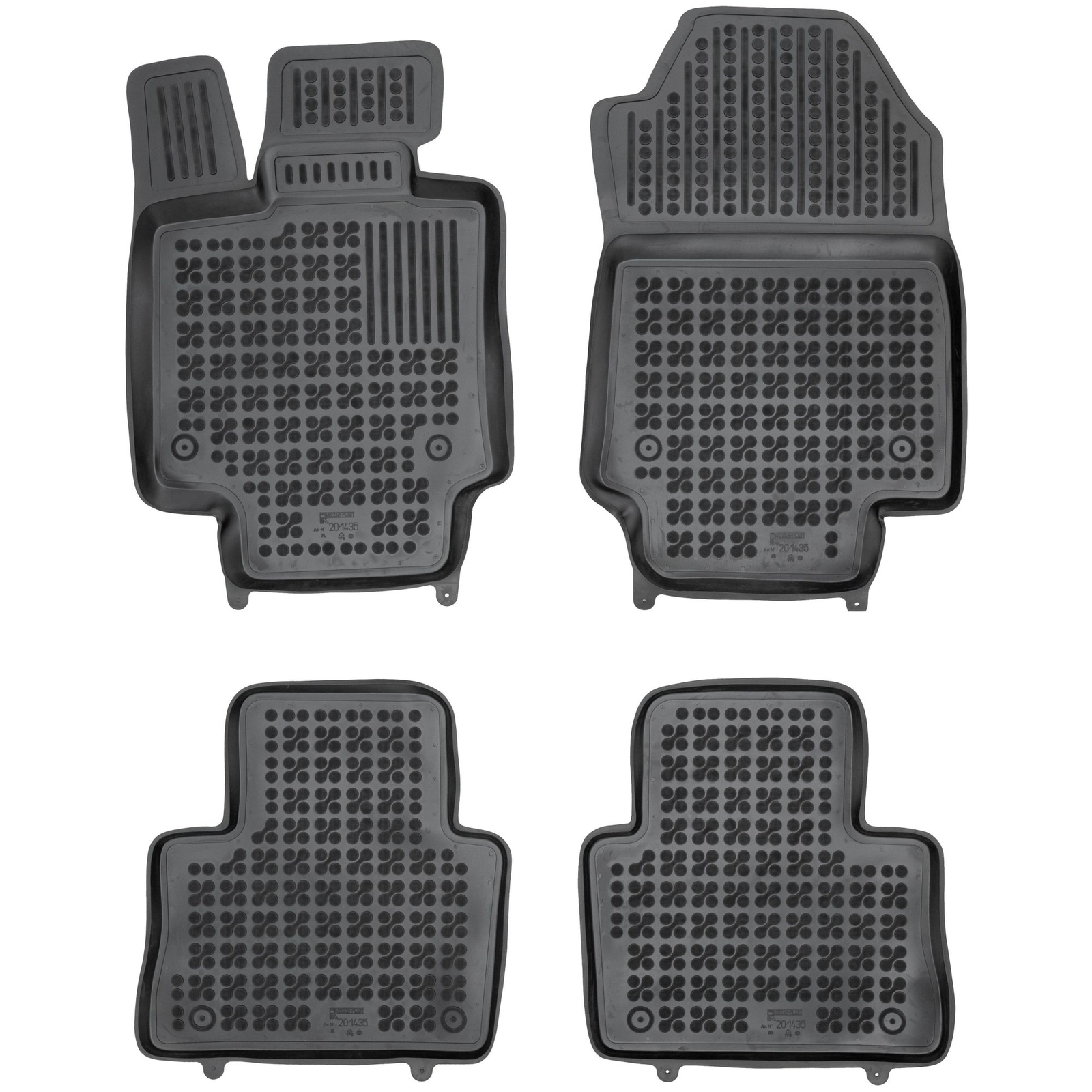 Tapis de sol étanche à hauts rebords Rezaw-Plast compatible Toyota RAV4 V 5 places