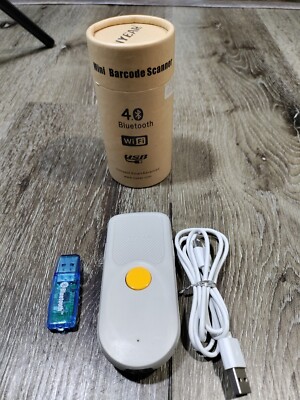 Nyear Bluetooth Mini Barcode Scanner Wifi USB Portable Reader Windows