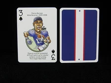 Plaxico Burress New York Giants  "3 of Spades"  Hero Decks Playing Card