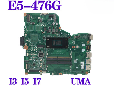 For Acer Aspire E5-476G E5-476 P249-G3-M Laptop Motherboard With i3 i5 i7 UMA