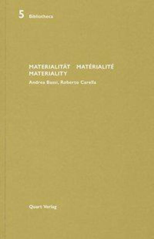 Thumbnail - Heinz Wirz | Materialität Matérialité Materiality | Taschenbuch |
