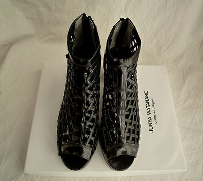 JUNYA WATANABE COMME DES GARCONS CAGE HEELS BOOTS SIZE M EU 38