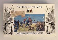 Accurate Figures LTD 1/32 American Civil War Confederate Infantry Plastic Figure