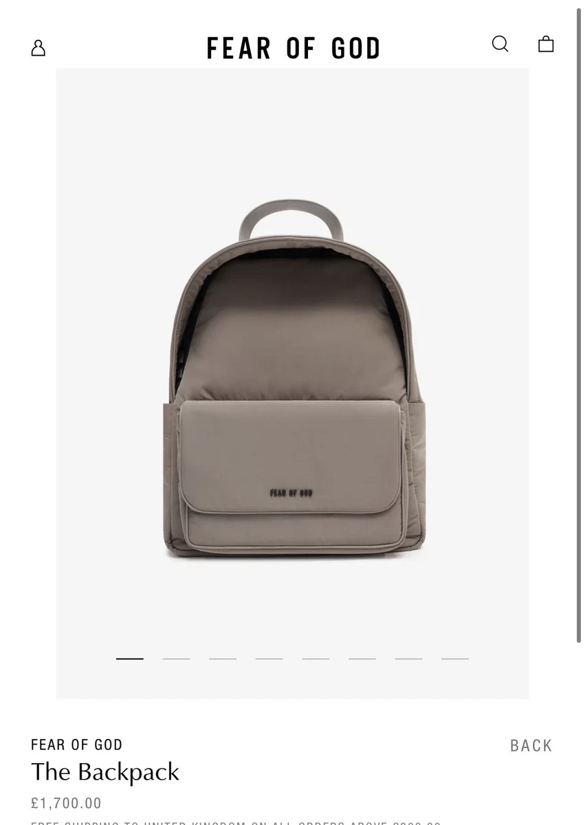 Fear of god backpack clearance price