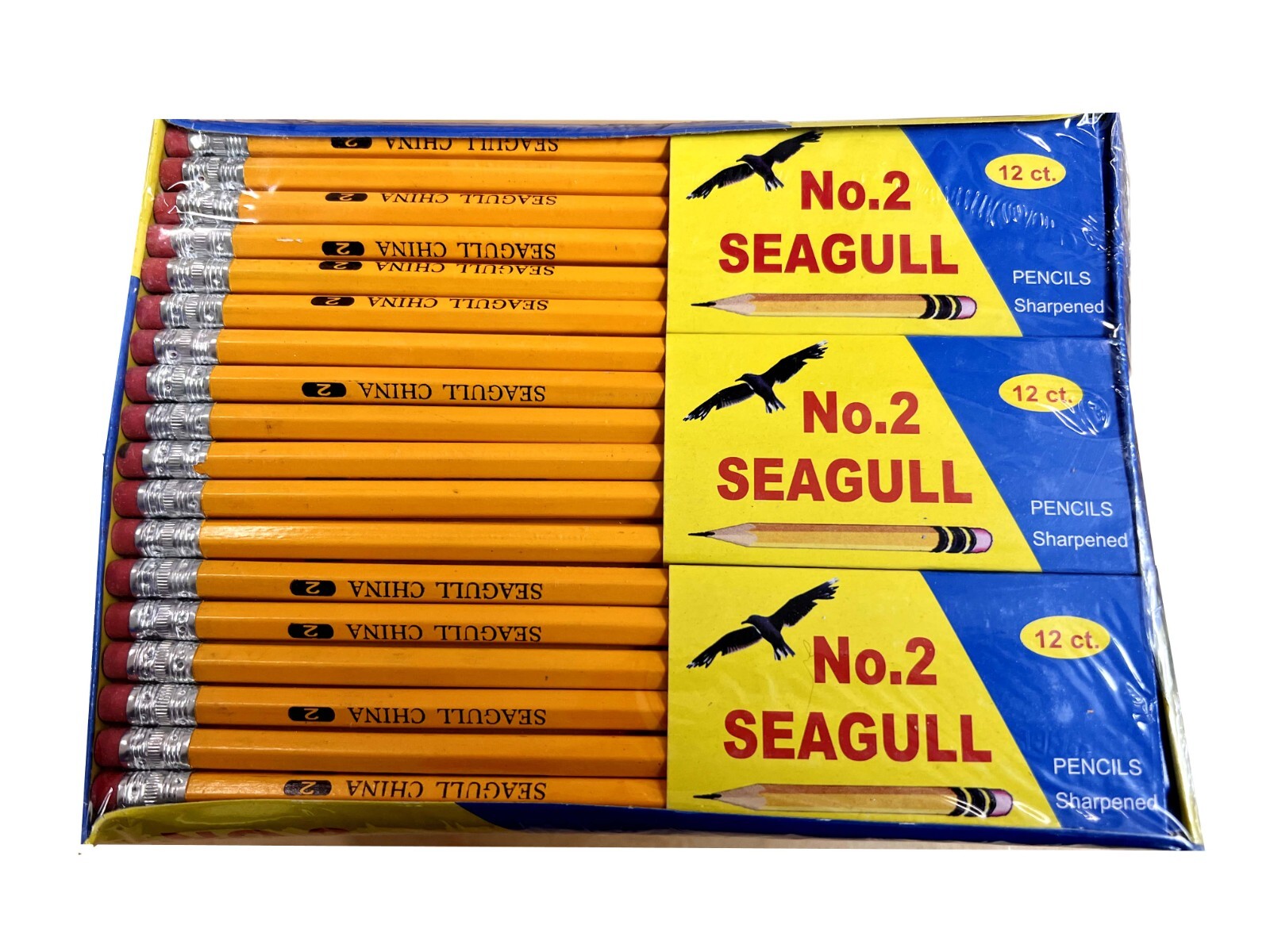 S No. 2 144/box (2 Boxes Of 144) New Improved Eraser