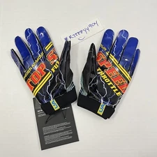 Mens 2XL | Under Armour UA Blur Top Speed Full Throttle Football Gloves Glue 3