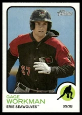 2022 Topps Heritage Minor League #157 Gage Workman Erie SeaWolves