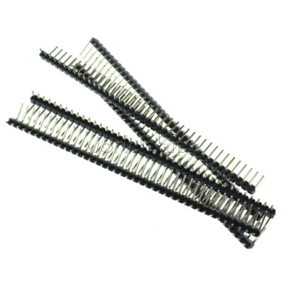 20PCS 40Pin 2.54mm Pitch Single Row Right Angle Pin Header Strip For Arduino Kit