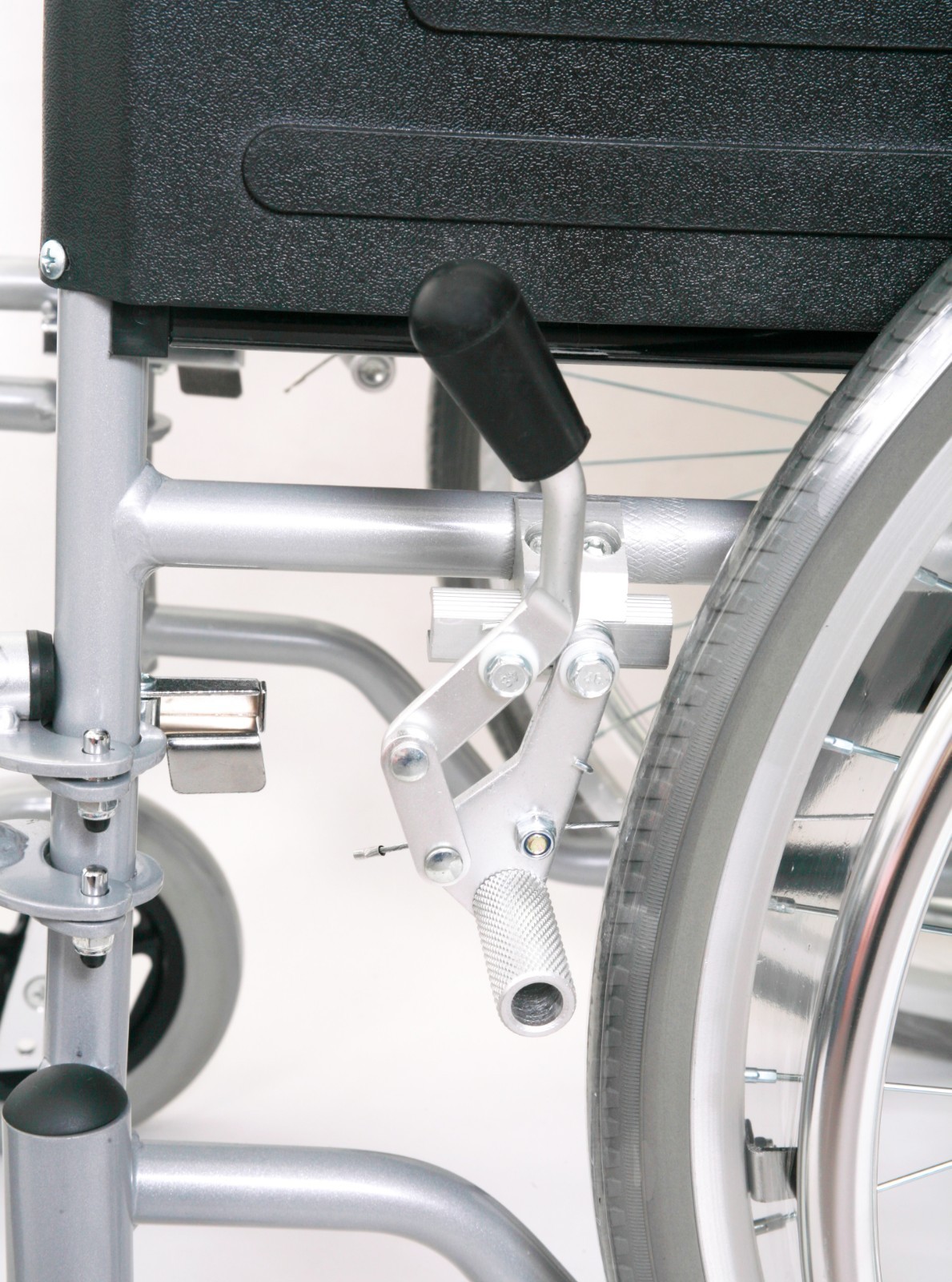 AMW002S Lightweight Aluminium Self Propelled Folding Wheelchair