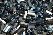 (35) Hex Coupling Reducer Nuts 5/8-11 to 1/2-13 x 1-1/4 Threaded Rod Connectors